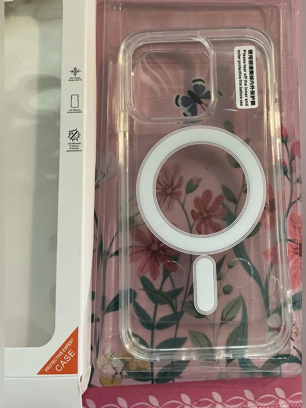 Clear MagSafe-Compatible iPhone 14 Pro Case - Picture 2 of 4